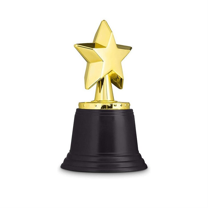 3D Folk Metal Antique Crafts Star Trophy Award
