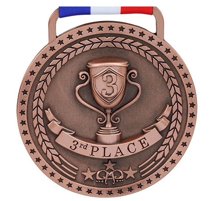 Metal Blank Ribbon Sports Medals