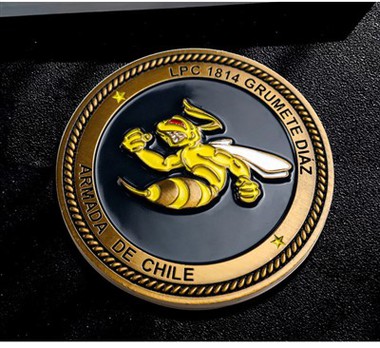 3D Design 40th Anniversary Souvenir Metal Coin