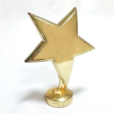 3d Star Metal Trophy Parts