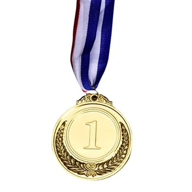 Custom Gold Medal with Ribbon