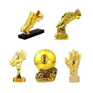 World Trophy Resin Crafts Golden Trophy Cup Award